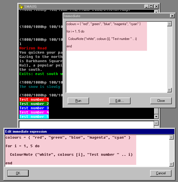 Immediate window - bigger example - 16K